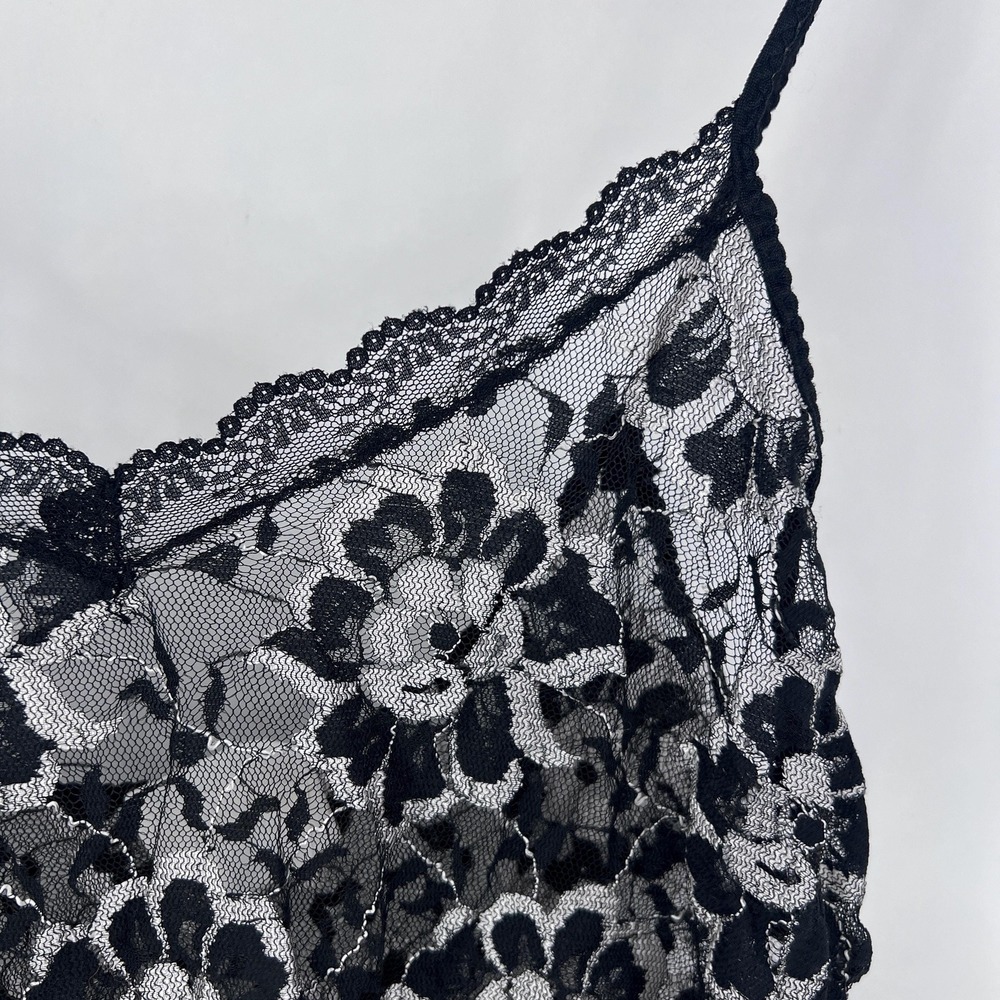 vintage 80s teddy negligee lingerie L - Picture 5 of 9